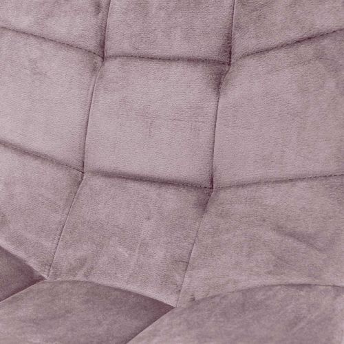 картинка Стул барный Mia, пыльная роза, велюр