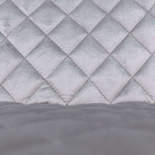 картинка Стул барный Leros, светло-серый, велюр