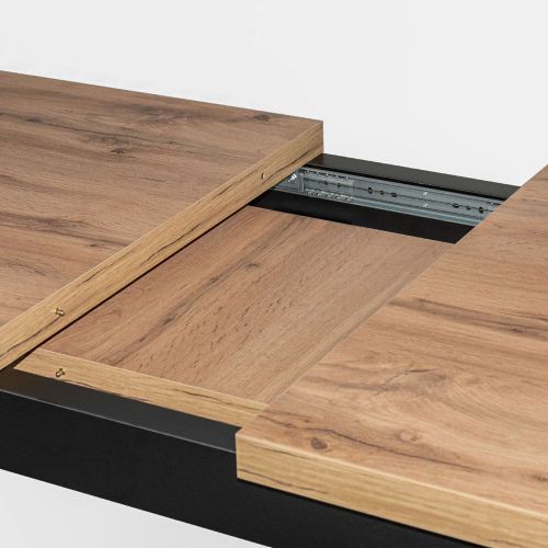 картинка Стол раздвижной Black, 110(149)*67, дуб натуральный, лдсп