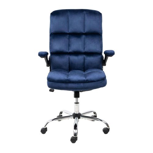 картинка Кресло поворотное Caesar, темно-синий, велюр