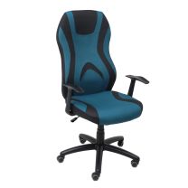 Кресло поворотное Zodiac, синий, ткань фотография