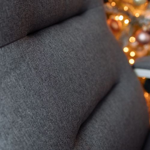 картинка Кресло-качалка Leset Лион, серый, ткань