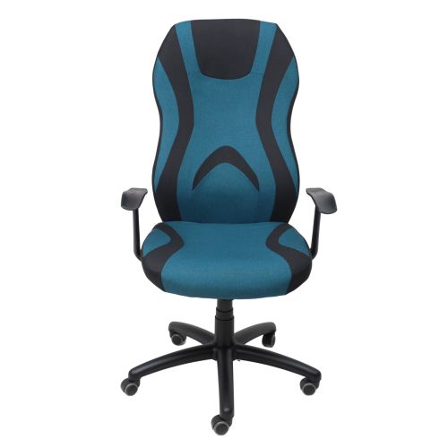 картинка Кресло поворотное Zodiac, синий, ткань