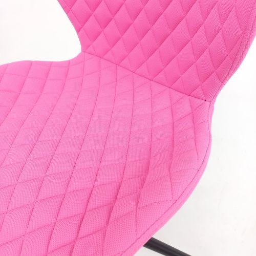 картинка Кресло поворотное Delfin, розовый, ткань