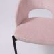картинка Стул ELSA, розовый велюр Fjord 91/черный