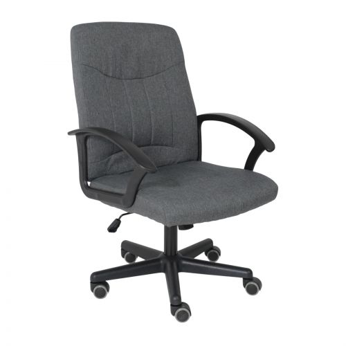 картинка Кресло поворотное Polo, серый, ткань