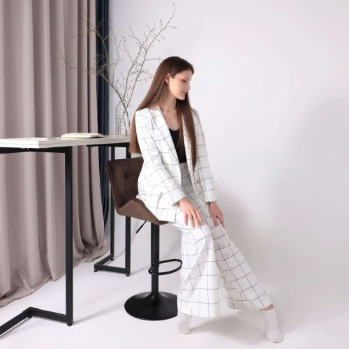 картинка Стул барный Berlin, шоколадный, велюр