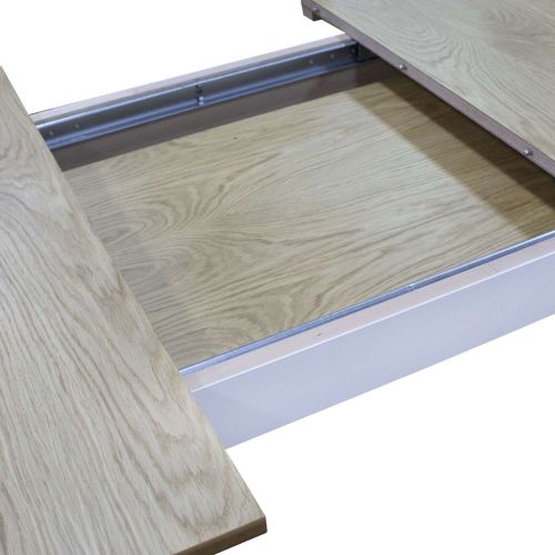 картинка Стол раздвижной Wenus, 140(180)*80, дуб натуральный + черный, шпон