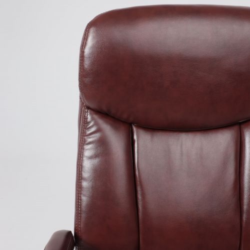 картинка Кресло поворотное Leonardo, коричневый бриллиант, экокожа