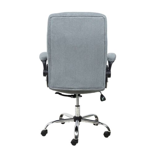 картинка Кресло поворотное Caesar, серый, велюр