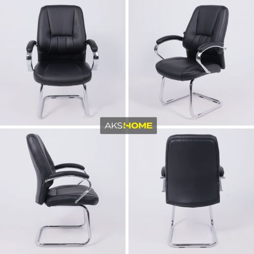 картинка Стул King, черный, экокожа