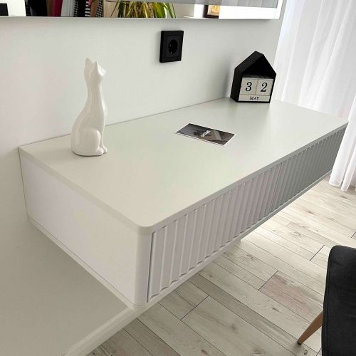 картинка Тумба навесная SHTABE ROYAL 5010 эко, Белый-Белый