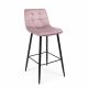 картинка Стул барный Stella, пыльная роза, велюр