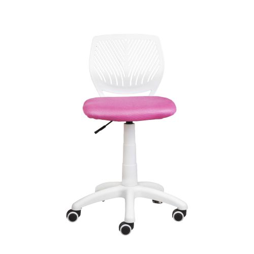 картинка Кресло поворотное Pixel, розовый, сетка