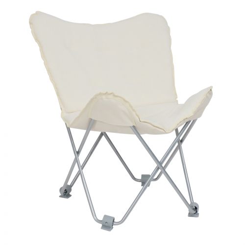 картинка Кресло складное Maggy, белый, искусственный мех