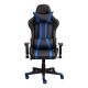 картинка Кресло поворотное Gamer, синий + черный, экокожа
