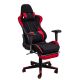 картинка Кресло поворотное Axel, красный + черный, ткань