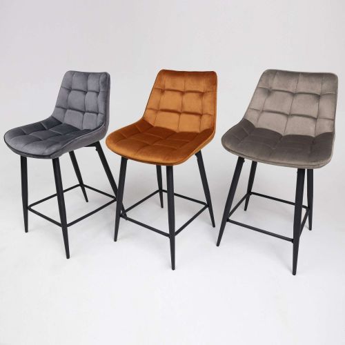 картинка Стул полубарный Linx, бежевый, велюр