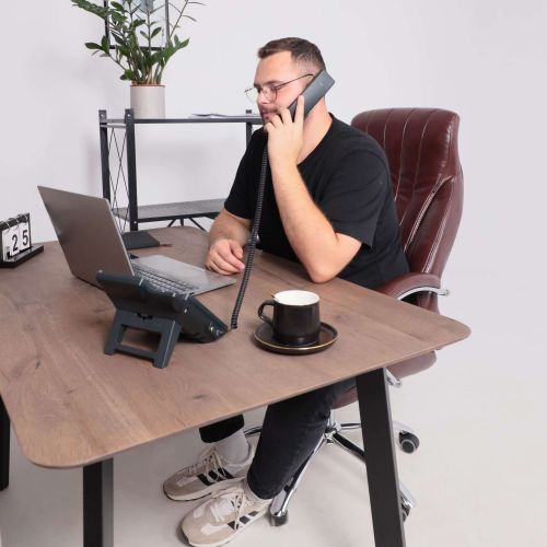 картинка Кресло поворотное MASTIF, ECO, темно-коричневый