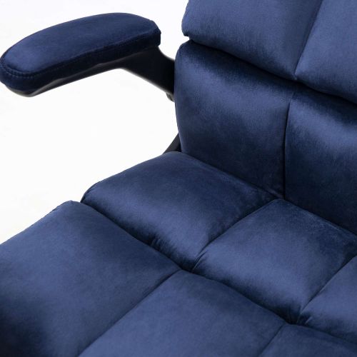 картинка Кресло поворотное Caesar, темно-синий, велюр