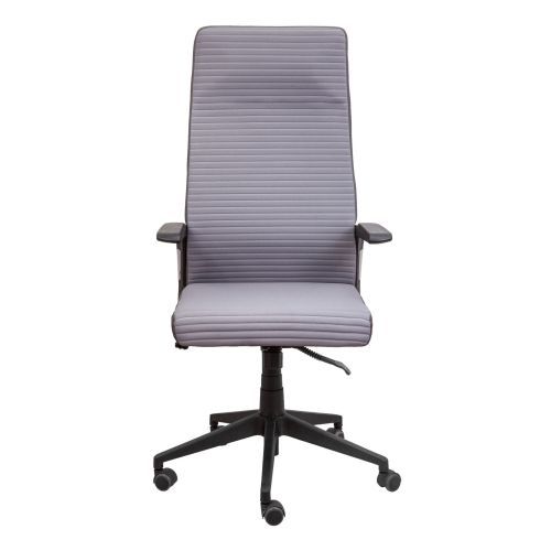 картинка Кресло поворотное Leto, серый, ткань
