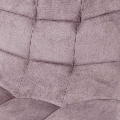 картинка Стул барный Mia, пыльная роза, велюр