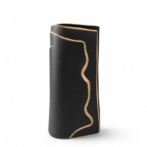 картинка Ваза керамическая NICO, черный, 13*8*25см