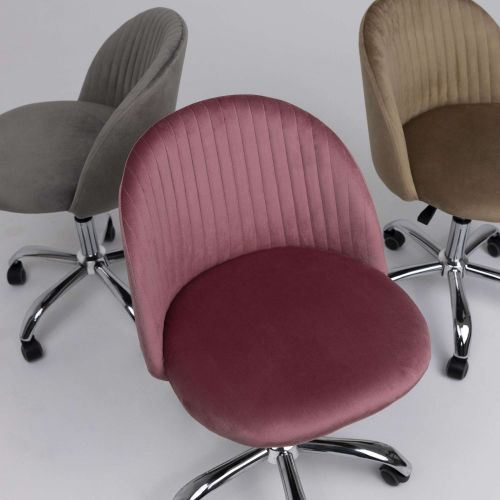 картинка Кресло поворотное Sirena, бежевый, велюр