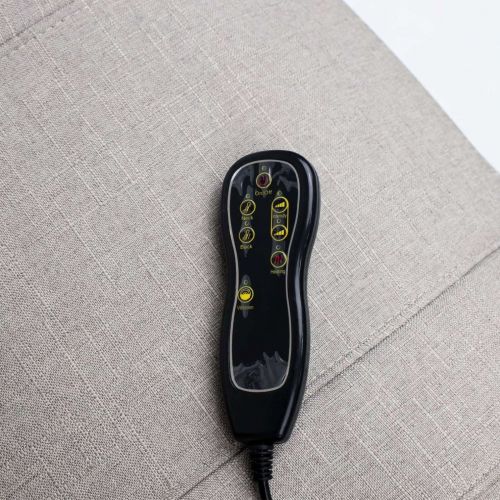 картинка Кресло-качалка Smart, бежевый, ткань (лен)