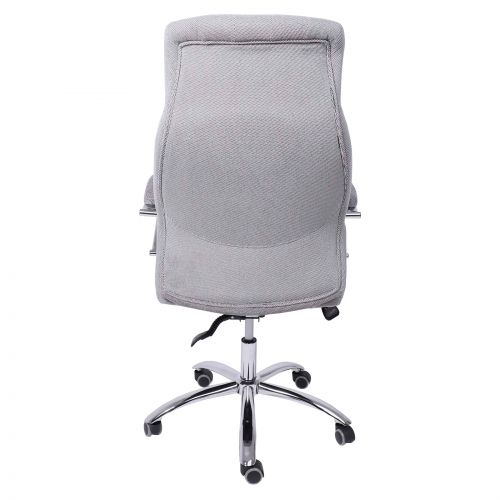 картинка Кресло поворотное MASTIF, ткань/серый