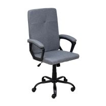 Кресло поворотное Mark, серый, ткань фотография