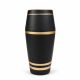 картинка Ваза керамическая STORM, черный, 12*12*24,5см
