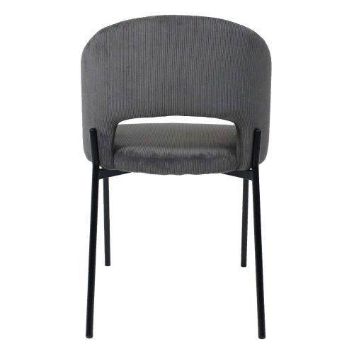 картинка Стул ELSA, серый велюр  Fjord15/черный