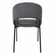 картинка Стул ELSA, серый велюр  Fjord15/черный