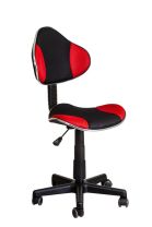 Кресло поворотное Miami, красный + чёрный, сетка фотография