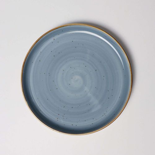 картинка Тарелка круглая VITAL 2, фарфор, синий, 25*25*3см