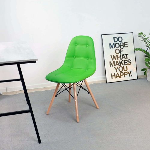 картинка Стул Kord, зеленый, экокожа