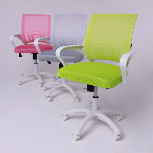 картинка Кресло поворотное RICCI NEW, WHITE (салатовый)