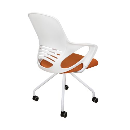 картинка Кресло поворотное Indigo, оранжевый, ткань-сетка