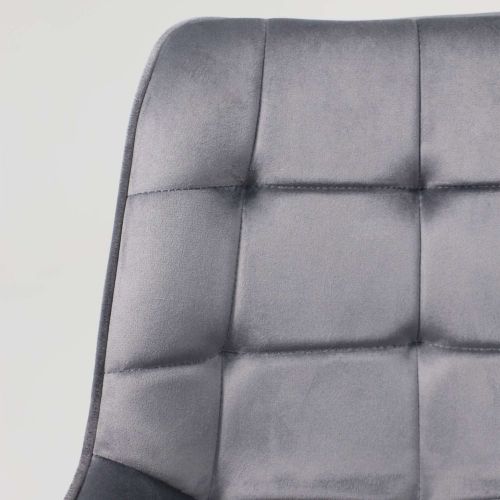 картинка Стул полубарный Linx, темно-серый, велюр