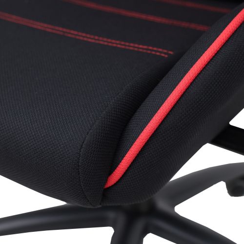 картинка Кресло поворотное Infiniti, красный + черный, ткань
