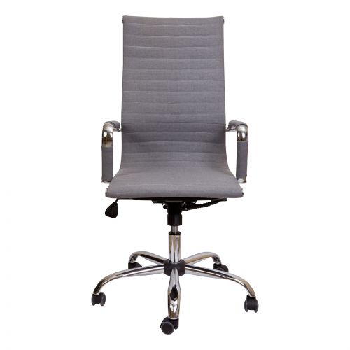 картинка Кресло поворотное Elegance, серый, ткань