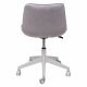 картинка Кресло рабочее, поворотное CAROLYN, велюр, серый