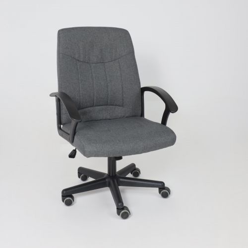 картинка Кресло поворотное Polo, серый, ткань