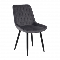 Стул Nika, серый, велюр фотография