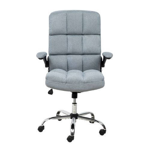 картинка Кресло поворотное Caesar, серый, велюр