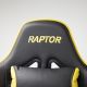 картинка Кресло поворотное Raptor, желтый + черный, экокожа
