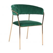 Кресло Geneva, зеленый, велюр фотография