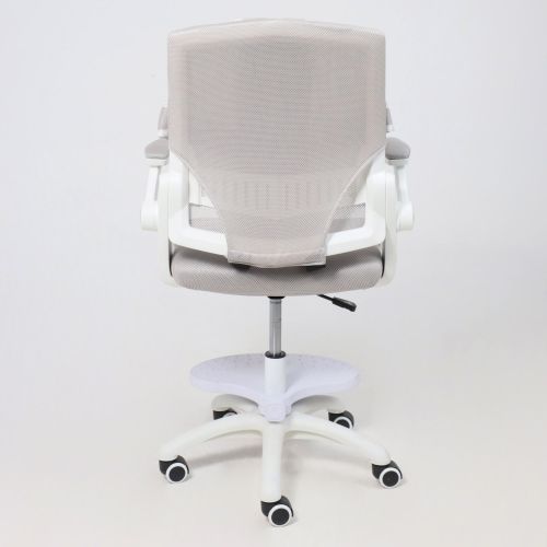 картинка Кресло поворотное Moon, серый, сетка