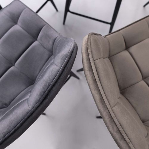 картинка Стул полубарный Linx, бежевый, велюр